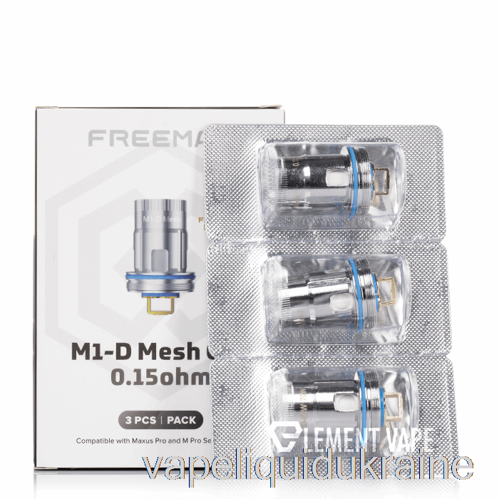 Vape Liquid Ukraine Freemax M1-D Mesh Replacement Coils 0.15ohm M1-D Mesh Coils